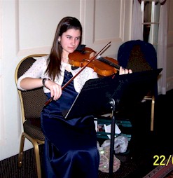Hannah Rodrique, violinist