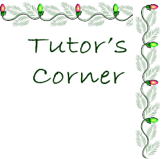 Tutor's Corner
